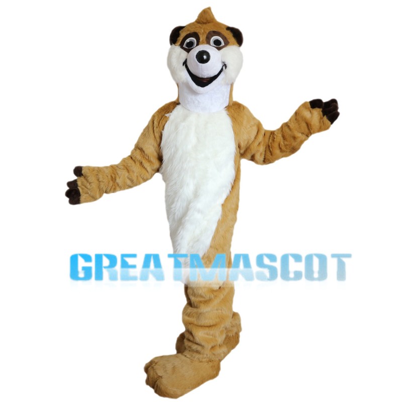 Moving Brown Raccoon Mascot Costume