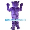 Purple Hippo Mascot Costume