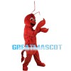 Lively Cartoon Crayfish Mascot Costume