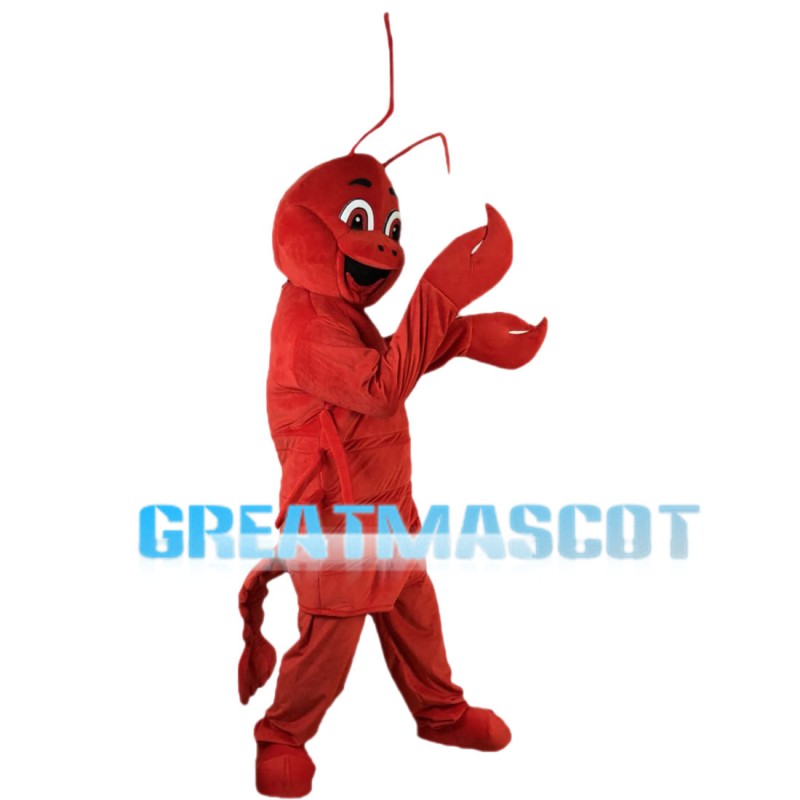 Lively Cartoon Crayfish Mascot Costume