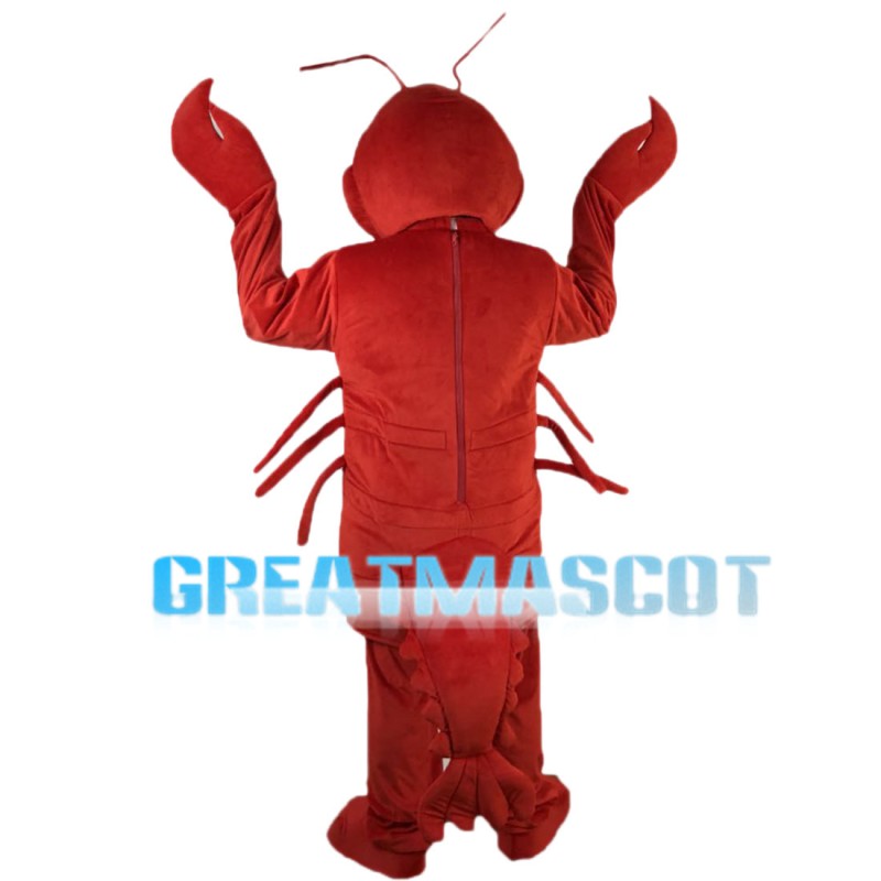 Lively Cartoon Crayfish Mascot Costume