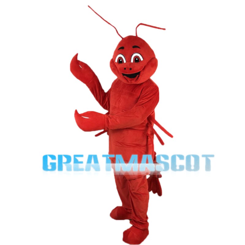 Lively Cartoon Crayfish Mascot Costume