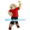 Mischievous Beige Dog Mascot Costume