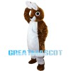 Big Rabbit With Blue Coat Mascot Costume