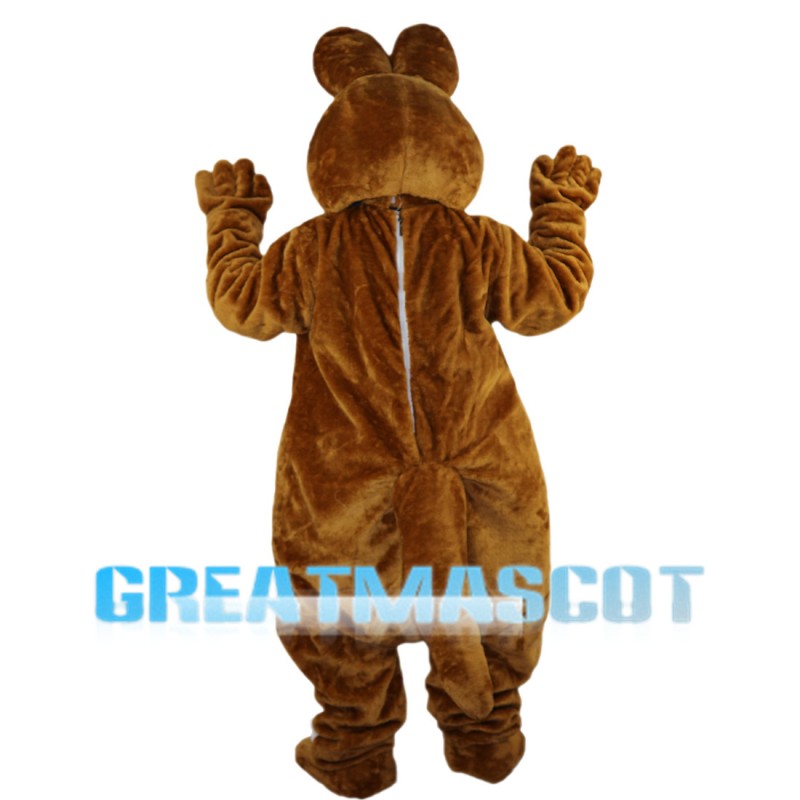 Big Rabbit With Blue Coat Mascot Costume