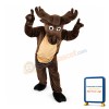 Adult Cartoon Moose Mascot Costume