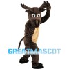 Adult Cartoon Moose Mascot Costume