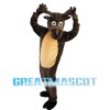 Adult Cartoon Moose Mascot Costume