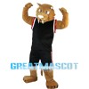Sports Tiger With Black Set Mascot Costume