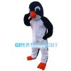 Big Penguin Covering Eyes Mascot Costume