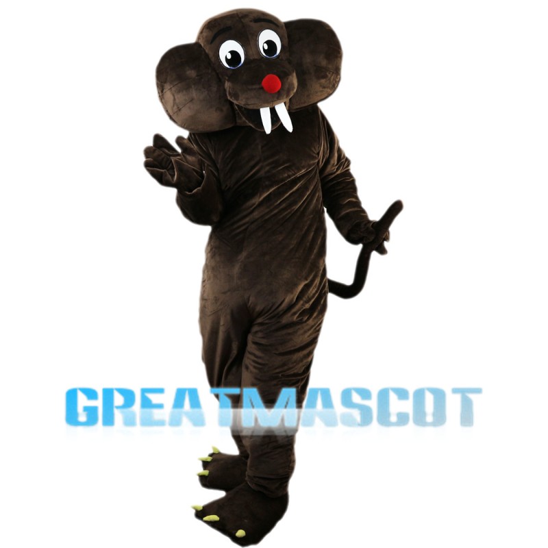 Brown Little Elephant Mascot Costume