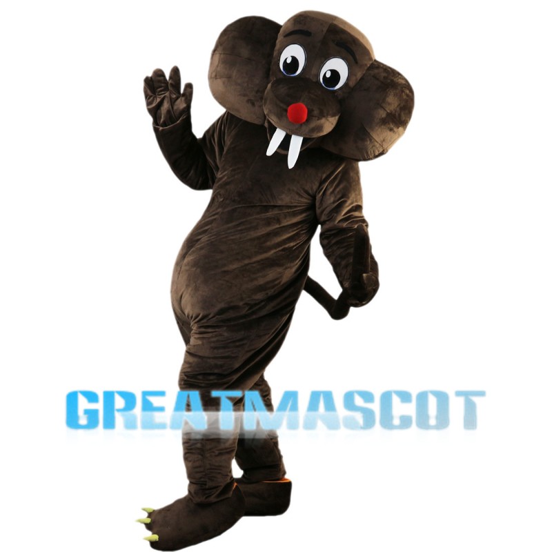 Brown Little Elephant Mascot Costume