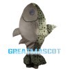 Trout With Black Plaque Mascot Costume