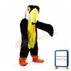 Woodpecker With Yellow Pointed Beak Mascot Costume