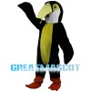 Woodpecker With Yellow Pointed Beak Mascot Costume