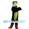 Woodpecker With Yellow Pointed Beak Mascot Costume