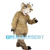 Adult Light Brown Cattle Mascot Costume
