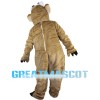 Adult Light Brown Cattle Mascot Costume