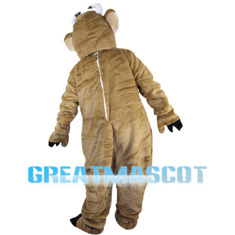 Adult Light Brown Cattle Mascot Costume