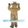 Adult Light Brown Cattle Mascot Costume