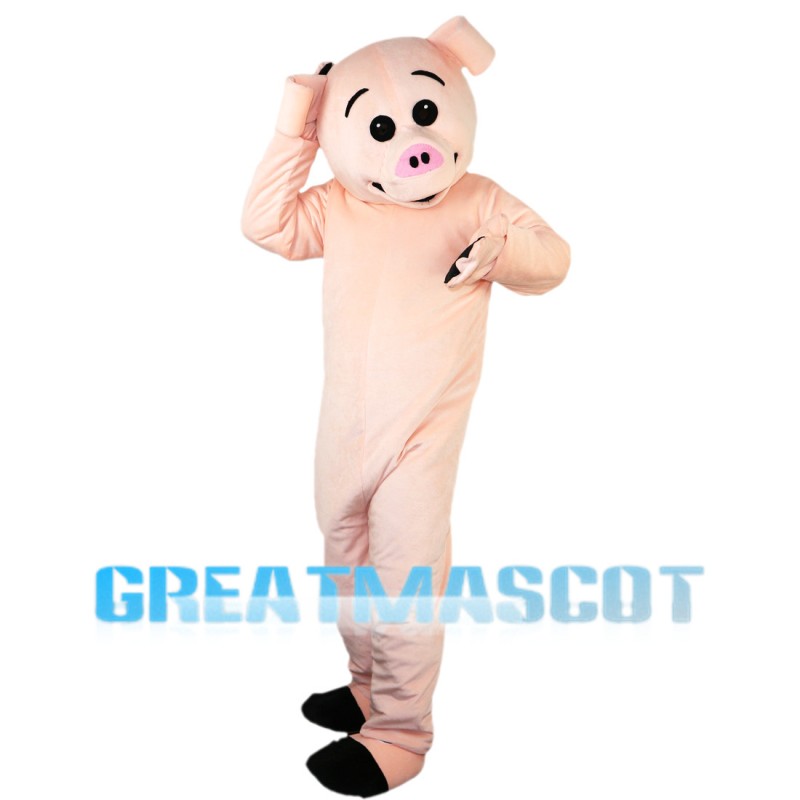 Stupid Pink Pig Mascot Costume