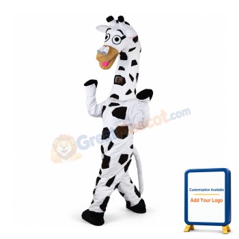 Funny Giraffe Twisting Head Mascot Costume