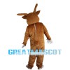 Lively Moose With White Shirt Mascot Costume