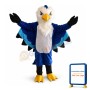Dark Blue Eagle Mascot Costume For Outdoor Event