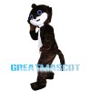 Big Head Beaver With Blue Eyes Mascot Costume