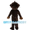 Big Head Beaver With Blue Eyes Mascot Costume