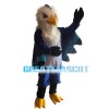 Dark Blue Eagle Mascot Costume For Outdoor Event
