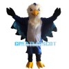 Dark Blue Eagle Mascot Costume For Outdoor Event