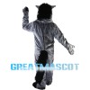 Grey Horse With Black Tail Mascot Costume