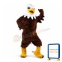 Cartoon Brown Eagle Mascot Costume