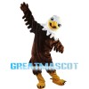 Cartoon Brown Eagle Mascot Costume