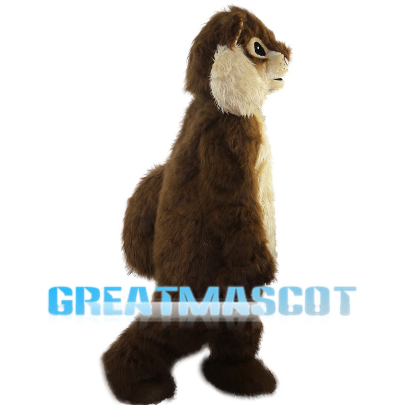 Naive Chipmunk Carefully Foraging Mascot Costume