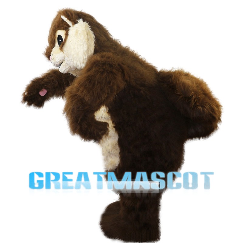 Naive Chipmunk Carefully Foraging Mascot Costume