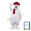 Clean Pure Snowman Mascot Costume