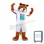 Energetic Tiger Mascot Costume For High School