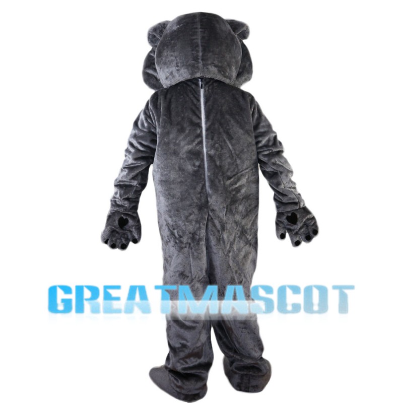 Sinister Grey Wolf Mascot Costume