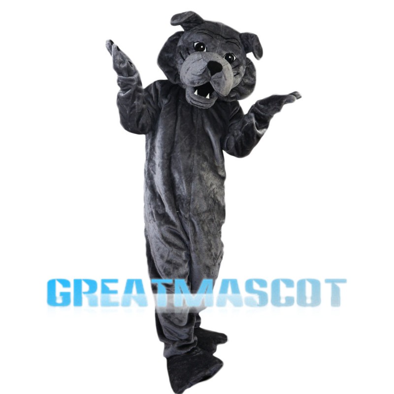 Sinister Grey Wolf Mascot Costume