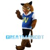 Kind Tiger Mascot Costume For Sports Competition