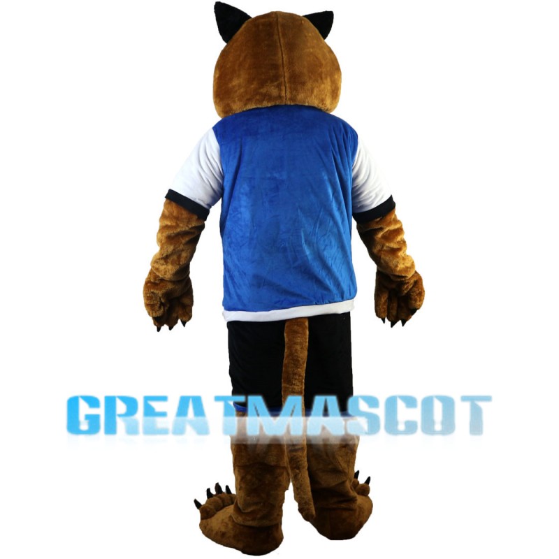 Kind Tiger Mascot Costume For Sports Competition
