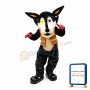 One-eyed Wolf In Waistcoat Mascot Costume