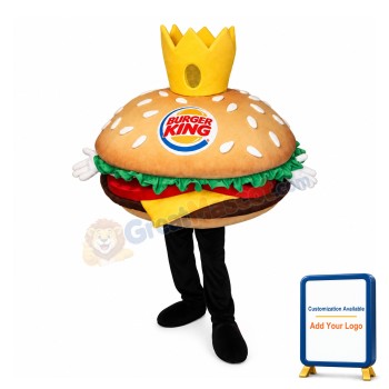 Huge Beef Burger Mascot Costume