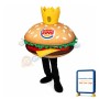 Huge Beef Burger Mascot Costume