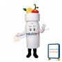 White Medicine Bottle Mascot Costume