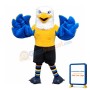 Strong Eagle With Blue Wings Mascot Costume