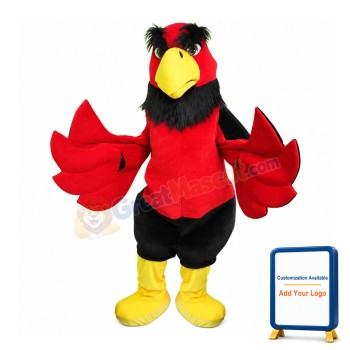 Small Red Eagle Mascot Costume
