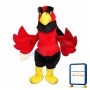 Small Red Eagle Mascot Costume